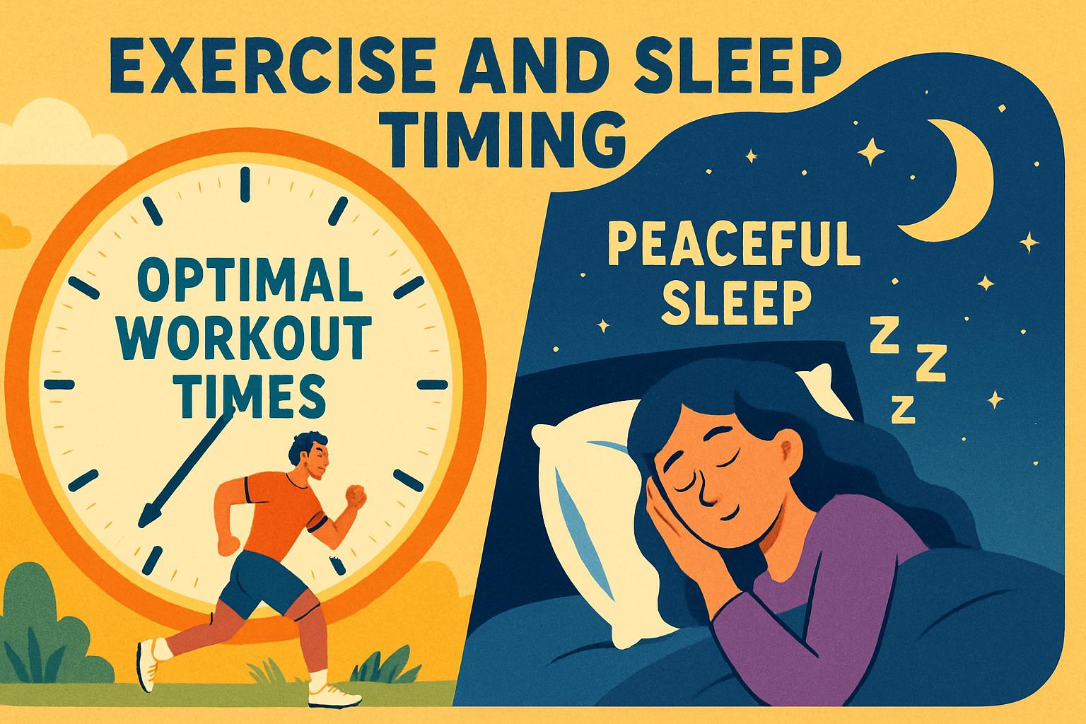 Morning exercise for better sleep